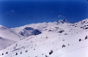 le Gd Sauvage au loin (3230m), sorte d'épaule de l'Etendard